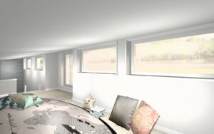 『憩家-Aシリーズ』平屋モデル内観ロフト