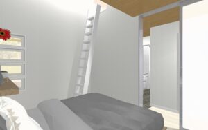 『憩家-Aシリーズ』平屋モデル内観寝室