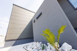 モノトーン　住宅　外観　北九州